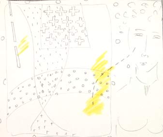 dessin michel ducruet, apparence 1980