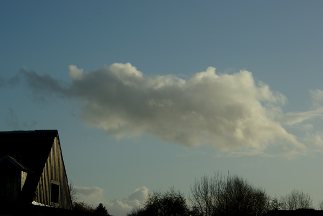 nuage de janvier. Verneusses.