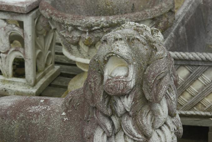 lion de pierre. photo michel ducruet.