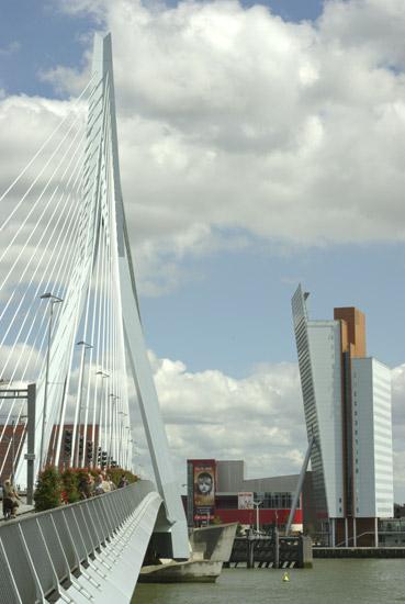 Rotterdam bridge, photo michel Ducruet