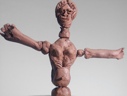 Art Brut. Racines. terre de Sophie Leroux. photo michel ducruet;