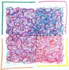 michel ducruet. Anecdote. confusion. crayons de couleur.