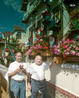 Jean-Claude et Ren Lefebvre. Broglie. photo michel ducruet.