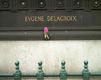 jacinthe sur la tombe de Delacroix