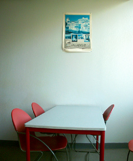 chaises rouges